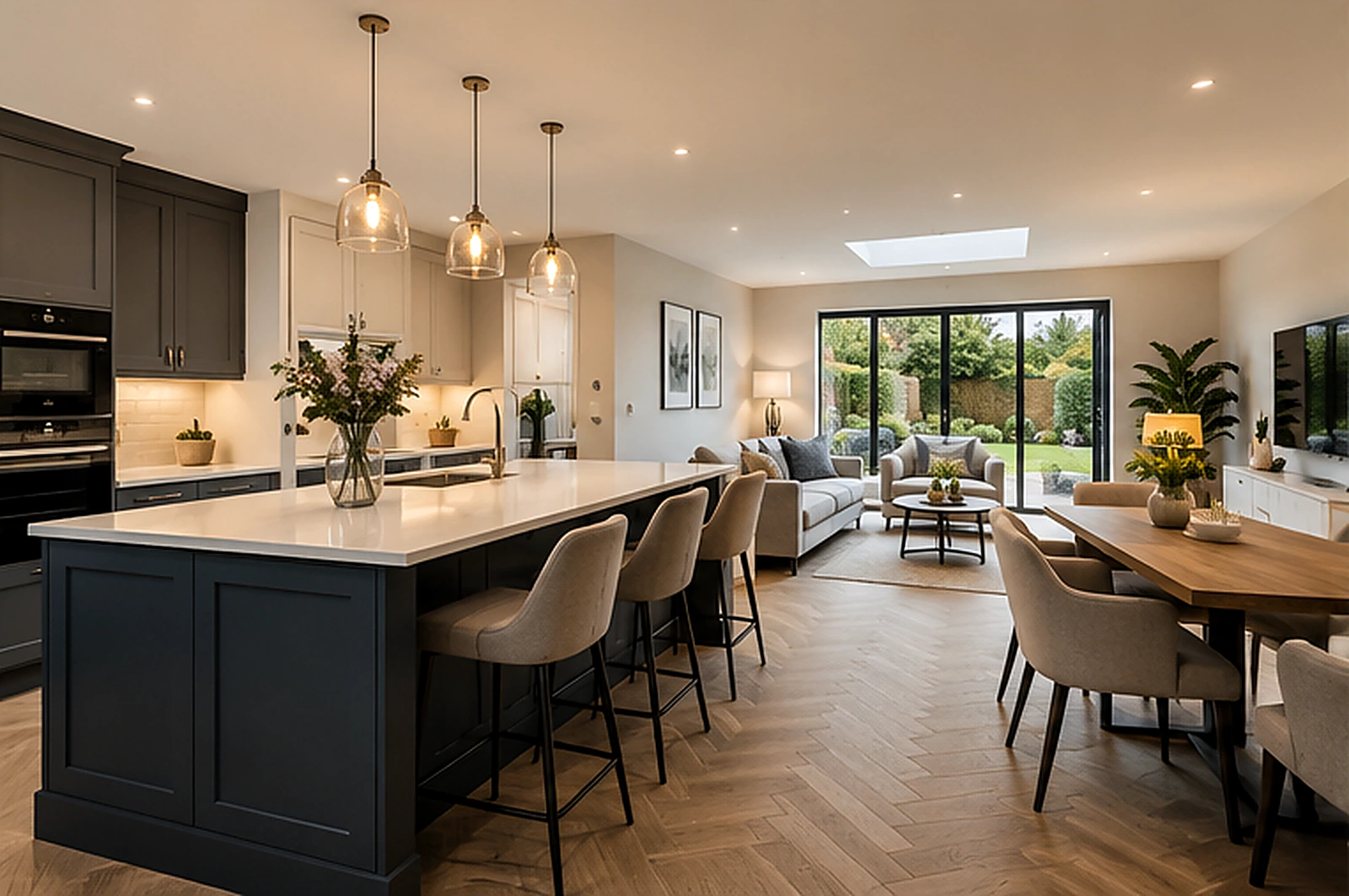 Illustrative refurbished residential property